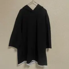 COMME CA ISM パーカー ブラック Mサイズ レイヤード風のサムネイル