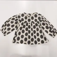 韓国子供服　ドット柄チュニック