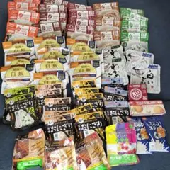 非常食セット アルファ米 おにぎり 尾西食品 まとめ売り合計59点セットのサムネイル