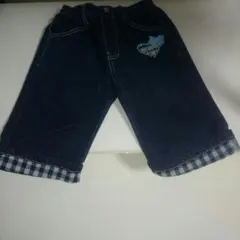 [新品☆値下げ]デニムハーフパンツ130cm
