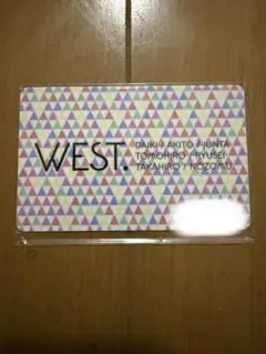ジャニーズWEST WEST. 会員証のサムネイル