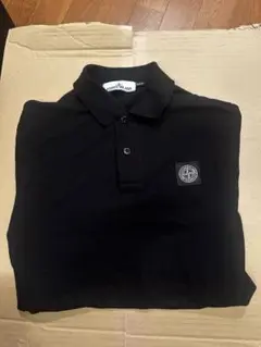 早い者勝ち　値下げ　Stone Island ブラック ポロシャツ