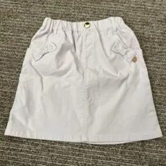 淡いピンク リボン付きスカート