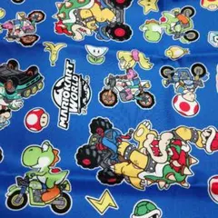 マリオカートワールド キャラクター生地 綿