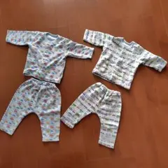パジャマ 80cm 男の子 こども服 上下2セット 車 冬