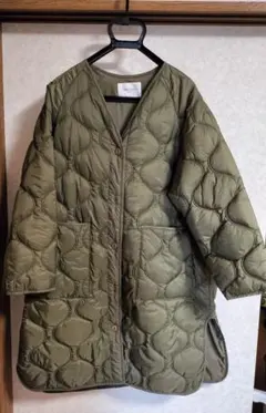 オペークドットクリップ キルティングジャケット