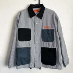 【新品】UNIVERSAL OVERALL ストライプジャケット