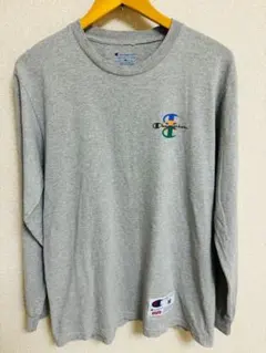 supreme 17AW Champion レイヤードロゴロングスリーブTシャツ