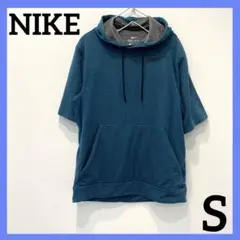 NIKE ナイキ メンズ 半袖パーカー DRI-FIT ロゴ フード付き S