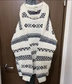 ✅90s LL.BEAN エルエルビーン レーヨン コットン ニット 古着