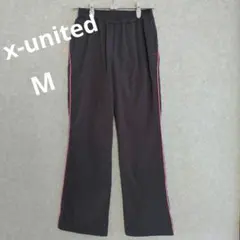★x-united★トレーニングパンツ M レディース グレー ウエスト裾ゴム