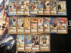 絶版【麦わらの一味】ワンピース カードダス 他ラミカ、3Dおまけ