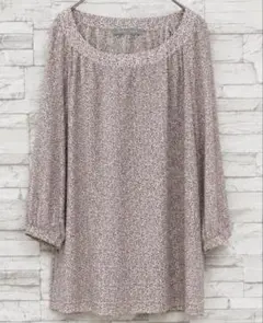 theory luxe コットン シルク 小花柄 チュニック ブラウス Ｍのサムネイル