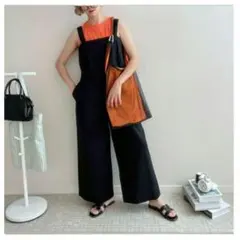 リネンサロペット