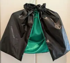 ハロウィンマント(M)エメラルドグリーン (110〜130相当)