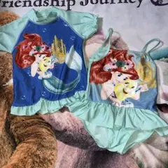 ディズニー　アリエル　水着　ラッシュガード　95センチ