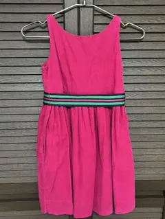 ポロ ラルフローレン ワンピース ノースリーブ ピンク 6 120cm 女の子