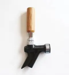 新品 ニットク製 ビールサーバー用 ダブルコック 木製ハンドル仕様 人気商品