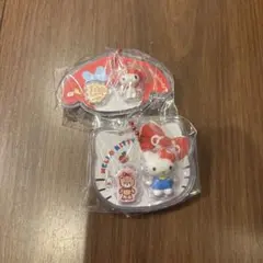 マイメロ　ハローキティ パッケージチャーム　サンリオ　シークレット