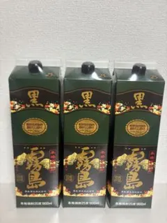 黒霧島 本格芋焼酎 25度 1800ml 3本セットのサムネイル