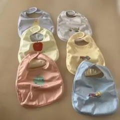 カラフルビブ6枚セット