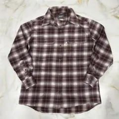 Jack Wolfskin レディース チェックシャツ ネルシャツ ボルドーのサムネイル