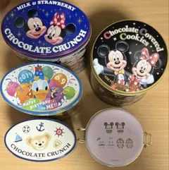 ミッキー＆ミニー チョコレートクランチ 空き缶