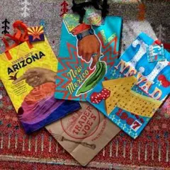 Trader Joe's トレーダージョーズ エコバッグ３枚 おまけ付！