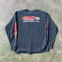 Harley Davidson ロンT ファイヤー　フレイムパターン