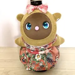 ラボット　着物　lovot 羽織　黒松竹梅　黒袴風スカート ラボット 着物 lovot 羽織 黒松竹梅 黒袴風スカート - メルカリ