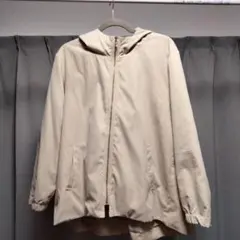 アウター　春　ライトジャケット　ベージュ　レディース　Lサイズ