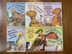 恐竜　英語　絵本　How Do Dinosaurs...? 　6冊セット　知育