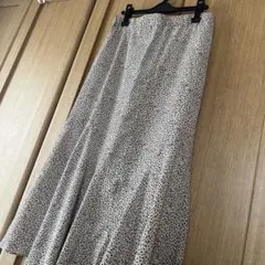 【美品】N. マーメイドスカート　レオパード柄　Mサイズのサムネイル