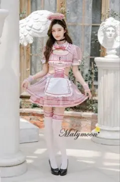 Malymoon ハーネスジャージ メイド 赤 - メルカリ