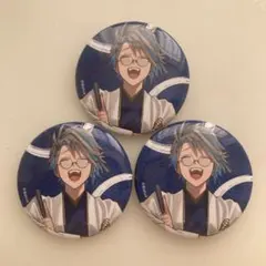 銀八先生 万斉 河上万斉 タワレコ コラボ グリッター 缶バッジ 銀八先生 タワレココラボ グリッター缶バッジ グリ缶 万斉 河上万斉