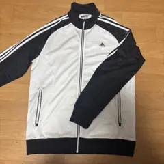 adidas トラックジャケット ホワイト ブラック