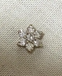 k10 ツツミ　ダイヤモンドトップ　0.2ct フラワー　4時間タイムセールのサムネイル