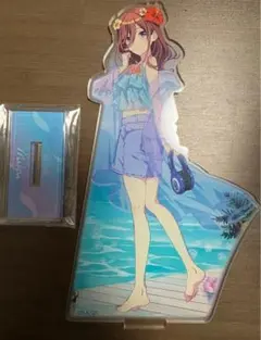 五等分の花嫁　中野三玖　アクリルスタンド　梅雨のうたたね、夢見る夏　inアトレ