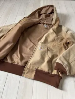 カーハート　アクティブジャケット　USA製 キャメル　ブラウン　M 00's