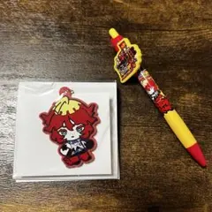 メロコ　ボールペン　ラバーキーホルダー