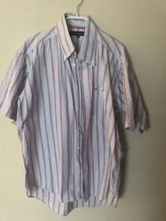 TOMMY HILFIGER 半袖シャツ Mサイズ ストライプ