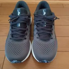 Mizuno Wave Rider 25 グレー 26.5cm ミズノ