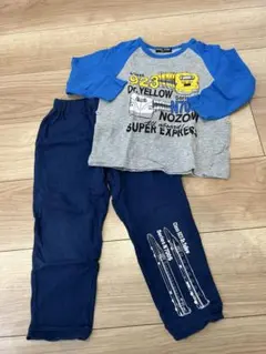 電車　長袖パジャマセット