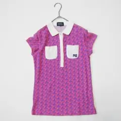 PEARLY GATES　パーリーゲイツ　ゴルフポロシャツ　ピンク　サイズ０