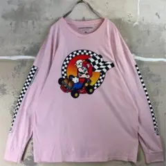 00年代 マリオTシャツ マリオカート ゲームTシャツ チェッカー ピンクのサムネイル