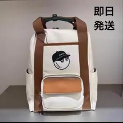 ホワイト　バッグ　リュック　マルボンゴルフ MALBON GOLFのサムネイル