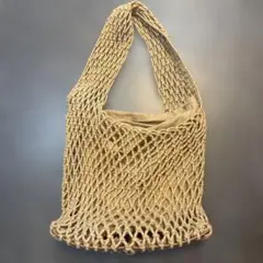 かごバッグ レザー底付き 内袋付き