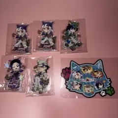 鬼滅の刃 鬼滅 ハロウィン2025 アクスタ アクリルスタンド ステッカー 6点