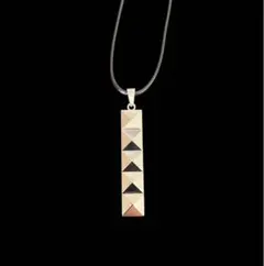 STUDS STRING NECKLACE (darkness)