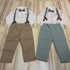 フォーマルスーツ2着セット 2歳〜3歳 双子